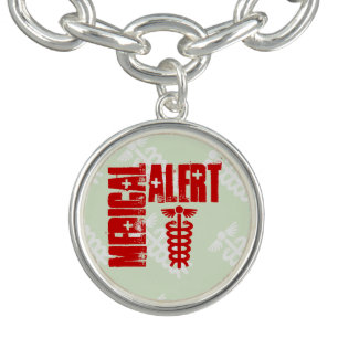 Medical Alert Charm Bracelet