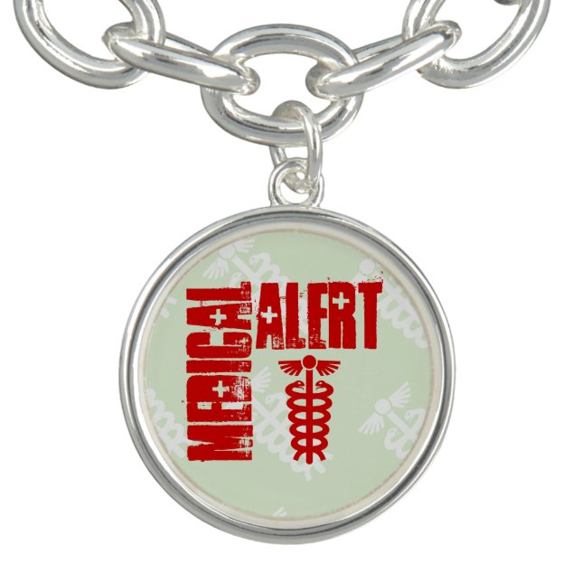 Medical Alert Charm Bracelet (Design)