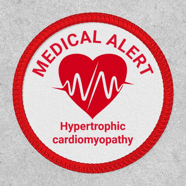 Medical Alert, Heart Patient Patch (Front)