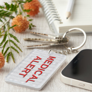 Medical Alert  Keychain
