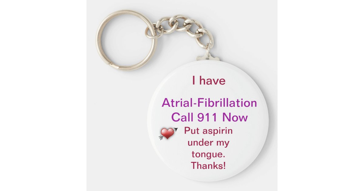 Medical Alert Keychain Zazzle