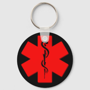Medical alert keychain