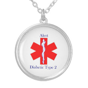 Medical Alert Necklace Diabetes Type 2