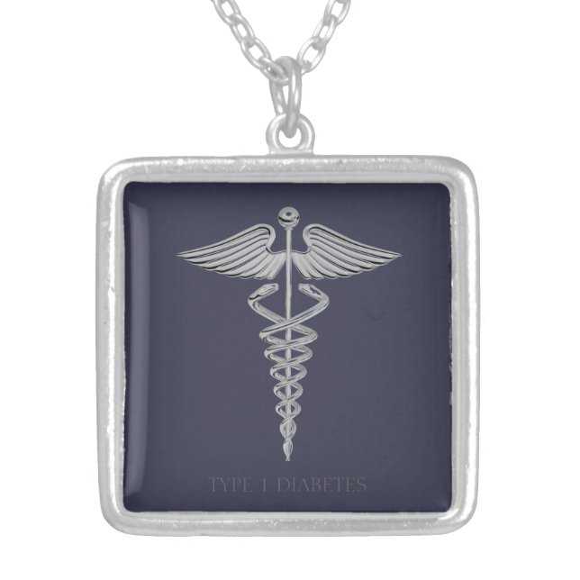 Medical Alert Pendant Necklace (Front)