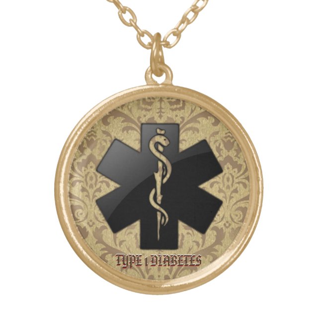 Medical Alert Pendant Necklace II (Front)