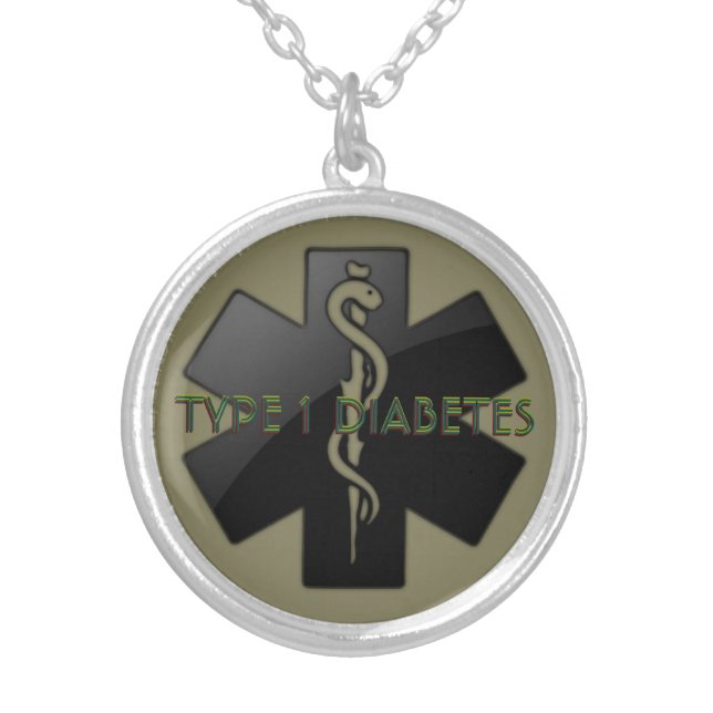 Medical Alert Pendant Necklace III (Front)