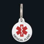 Medical Alert Pet ID Tag<br><div class="desc">In case your pet gets lost,  make sure someone knows if they have special needs. Add ailments or medications to the back. (I hope you never need it.)</div>