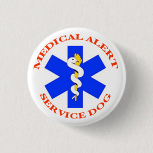 Medical Alert Service Dog button