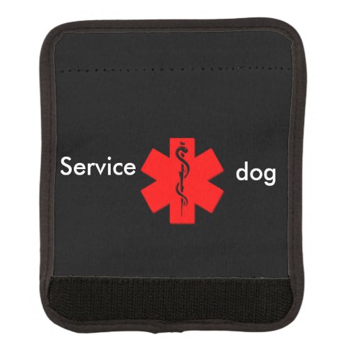 Medical alert service dog leash wrap Zazzle
