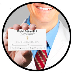 Medical Appointment Business Card Template