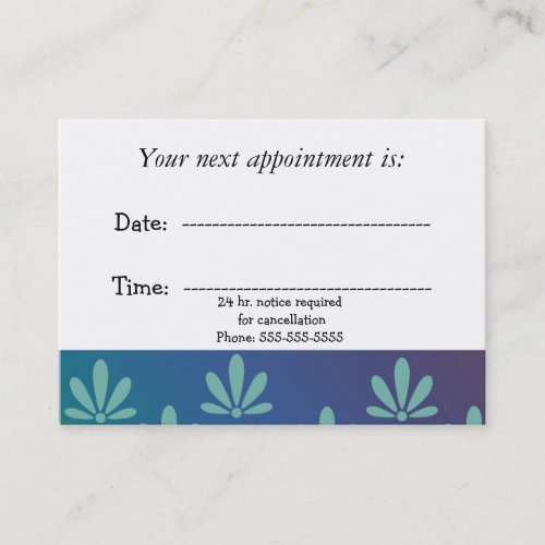 Medical Appointment Modern Floral