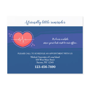 Medical Appointment Reminder Card