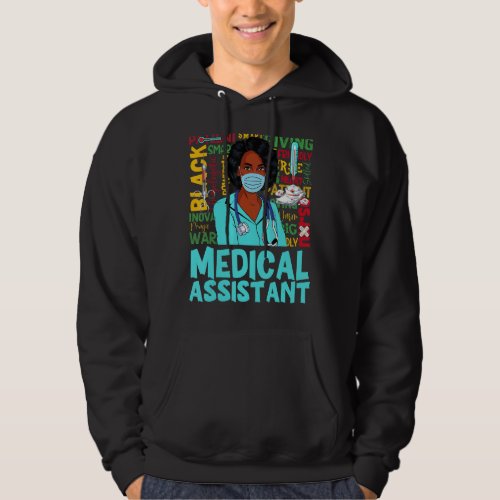 Medical Assistant African American Women Black His Hoodie