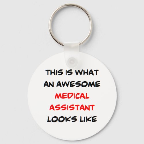 medical assistant amazing keychain