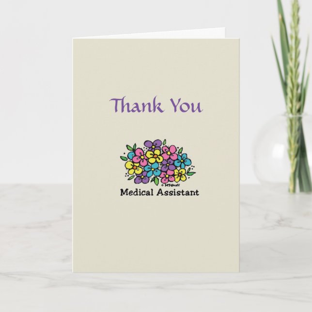 Medical Assistant BL Thank You Card (Front)