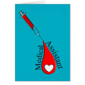 Medical Assistant Blood Drop Art (Front)