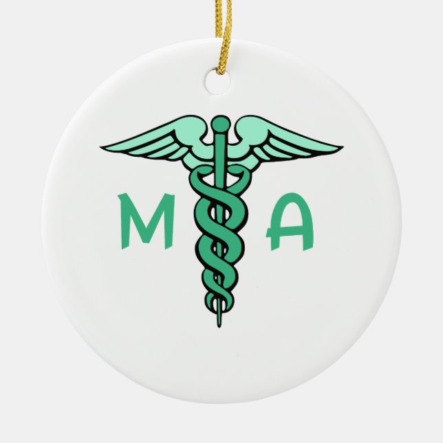 MEDICAL ASSISTANT CERAMIC ORNAMENT (Front)