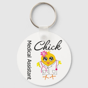 Medical Assistant Chick Keychain