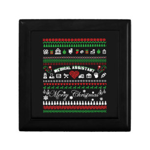Medical Assistant Christmas Shirt Gift Box