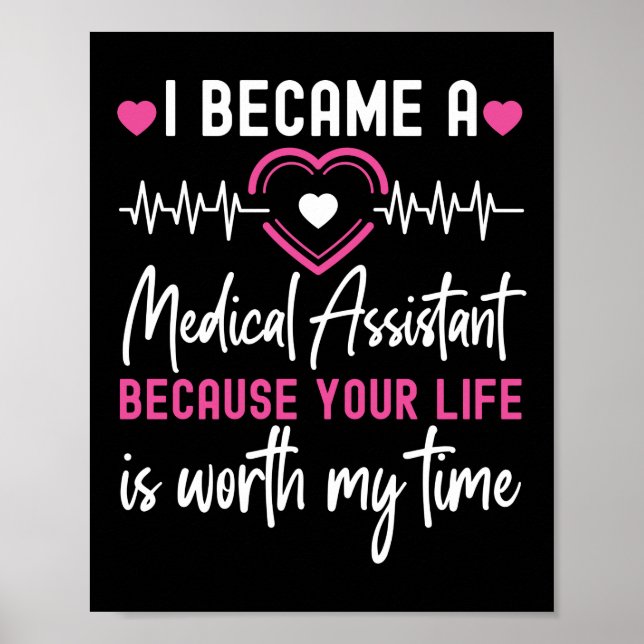 Medical Assistant Cma I Became A Medical Assistant Poster (Front)