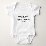 Medical Assistant Deadly Ninja Baby Bodysuit