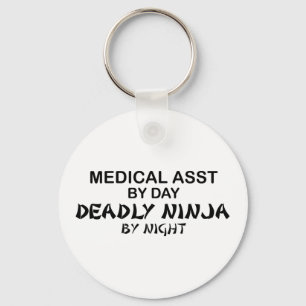 Medical Assistant Deadly Ninja Keychain
