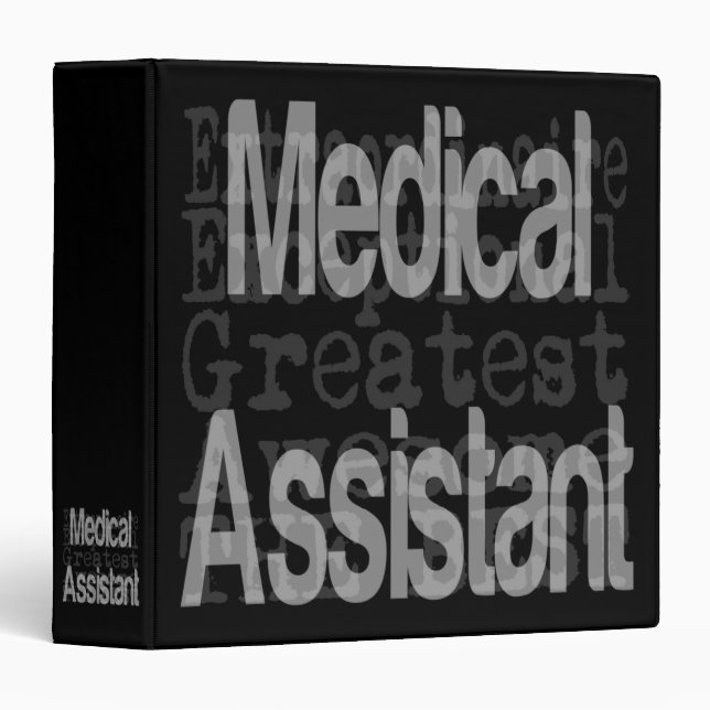 Medical Assistant Extraordinaire 3 Ring Binder (Front/Spine)