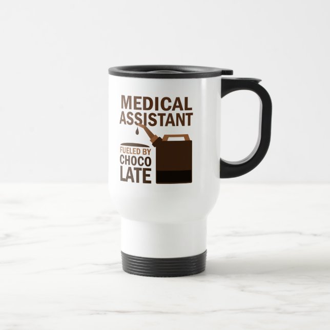 Medical Assistant Gift (Funny) Travel Mug (Right)