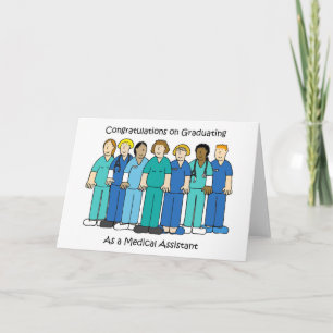 Medical Assistant Graduate Congratulations. Card