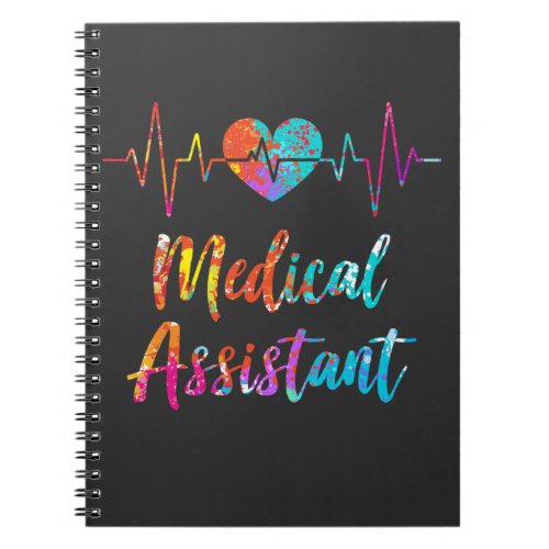 Medical Assistant Heartbeat Nursing Hospital Heart Notebook