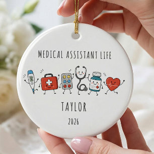 Medical Assistant Life Personalized Ornament