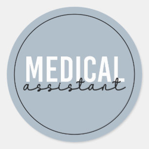 Medical Assistant MA   Clinical Assistant Gift Classic Round Sticker