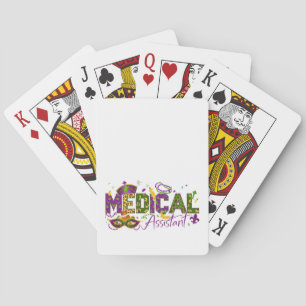 Medical Assistant - Mardi Gras Poker Cards