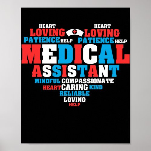 Medical Assistant Medicine School Student Nurse Poster