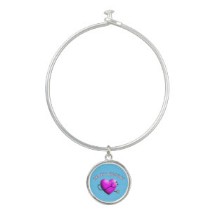 Medical Assistant PINK HEART   Bangle Bracelet