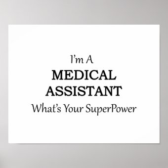 MEDICAL ASSISTANT POSTER | Zazzle
