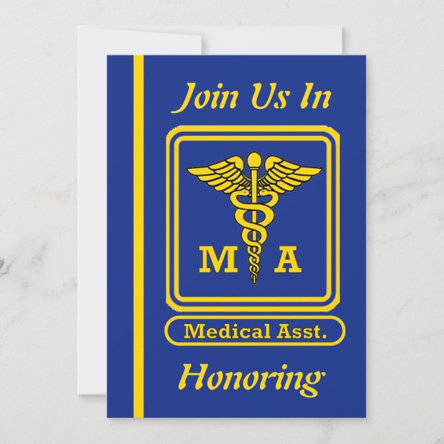 Medical Assistant Retirement Invitation (Front)
