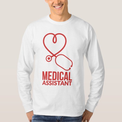 Medical Assistant RN Nurse Stethoscope T_Shirt