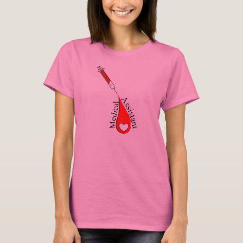 Medical Assistant T_Shirt Blood Drop