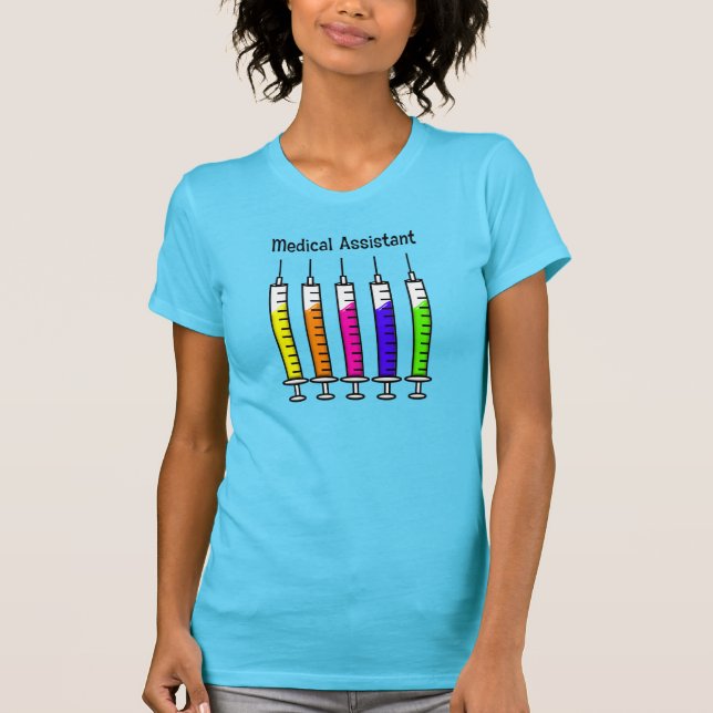 Medical Assistant T-Shirts Syringe Design (Front)