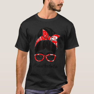 Medical Assistant Women Messy Bun Appreciation Day T-Shirt