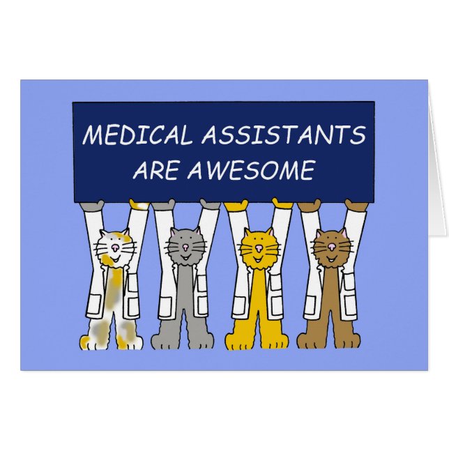 Medical Assistants are Awesome Cards (Front Horizontal)