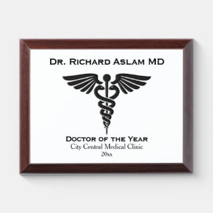 Medical Award Plaque