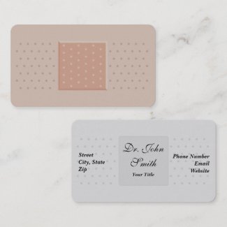 Medical Band-Aid Plaster Patch - Business Card