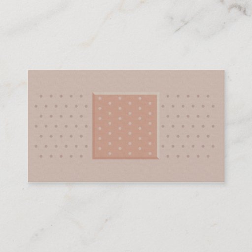Customizable Band-Aid Medical Business Card