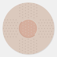 Medical Band-Aid Plaster - Round Sticker