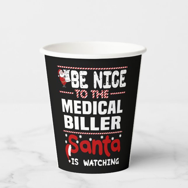 Medical Biller Paper Cups (Front)