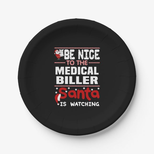 Medical Biller Paper Plates (Front)