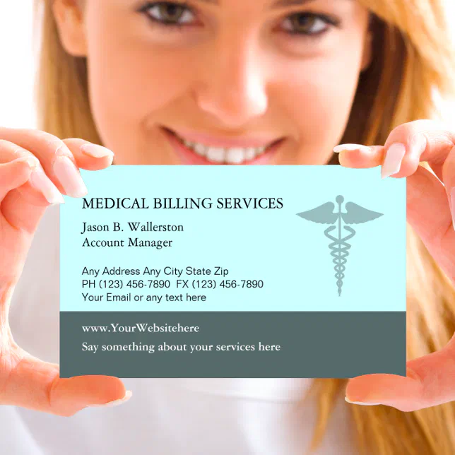 Medical Billing Business Cards | Zazzle