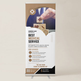 Medical - Brown Retractable Banner